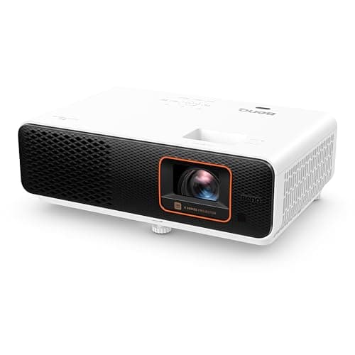 Image of BenQ X500i True 4K UHD HDR 4LED 2200 Lumens Short Throw Console Gaming Projector 4ms Response Time Auto Game Mode Xbox, PS5, Switch Supports eARC and S/PDF | FPS Crosshair | 5Wx2 Speaker