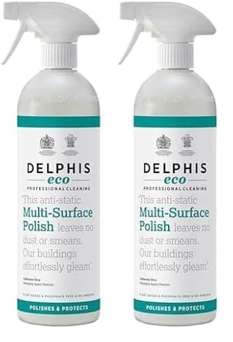 Image of Delphis Eco Multi Surface Polish 700ml | Eco Friendly | Anti Static Polish | Natural Multi-Surface Cleaner (Pack of 2)