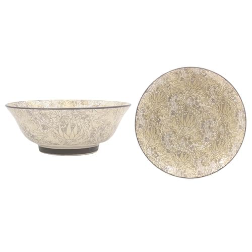 Image of The Leonardo Collection William Morris Artichoke Bowl 21cm for Home & Kitchen | BPA Free Lightweight Bowl for Kids & Adults | Durable Bowls for Salad, Pasta, Cereal & Daily Food Prep
