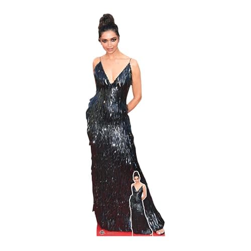 Image of Star Cutouts CS1167 Deepika Padukone Dress Lifesize Cardboard Cutout 178cm – Bollywood Star Party Decoration & Fan Display