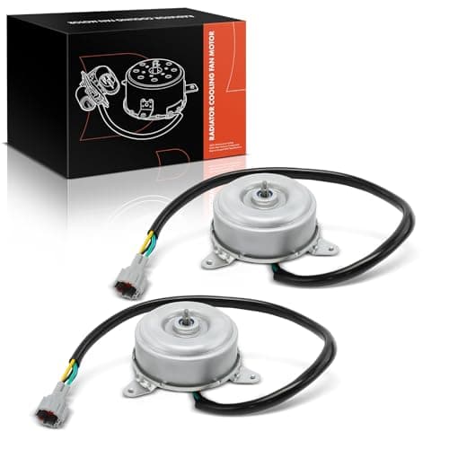 Image of Frankberg 2x Fan Engine Cooling Fan Clutch Engine Radiator Electric motor Petrol Compatible with G Saloon 3.5L 2002-2006 350 Z Coupe Z33 3.5L 2002-2007 Replace# 21487CD00A