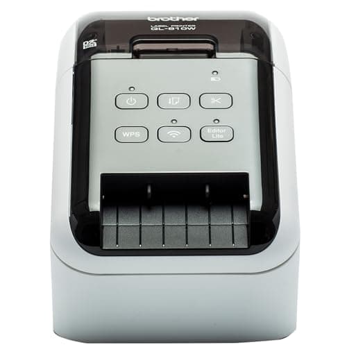 Image of Brother QL810Wc High Speed Desktop Label Printer | USB 2.0| Address Labelling | Wide Format 4 Inch Labels | UK Plug