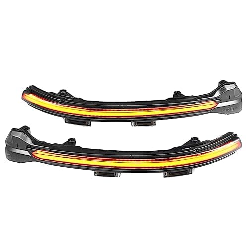 Image of X AUTOHAUX Mirror Turn Signal Light 5GD949101 for VW Plastic Black