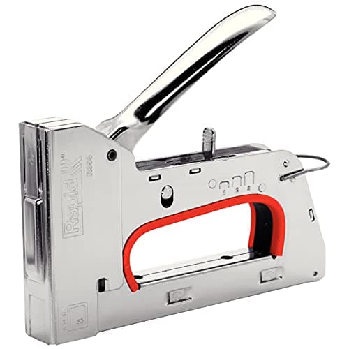 Image of Rapid Heavy Duty Manual Staple Gun PRO R353 for No. 53 Staples, Fabric Staple Gun with 3-Step Force Adjuster, Easy Squeeze Trigger, and Ergonomic Handle, Made In Sweden (20511250), Metal