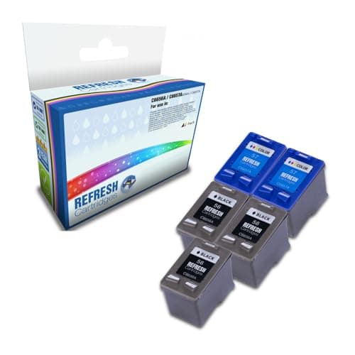 Image of Remanufactured Super Saver Valuepack of 3x 56 Black & 2x 57 Colour (C6656A/C6657A) Replacement Ink Cartridges for HP Printers