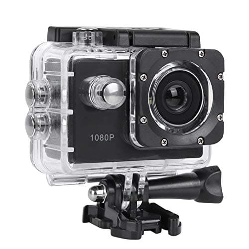 Image of Full HD 2.0 Inch Action Camera, 1080P 12MP Sports Camera, Underwater 30m/98ft Waterproof Video Sports Cam with 140 Degree Wide Angle, and Mounting Accessories Kit for Vlogging/Diving/Bicycle/Climbing