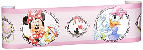 Image of Disney AG Design Wall Border - Self Adhesive - Mickey Mouse - Wall Decal - WBD 8067, Multi-Colour, 0.14 x 5 m/5.5 x 197-Inch
