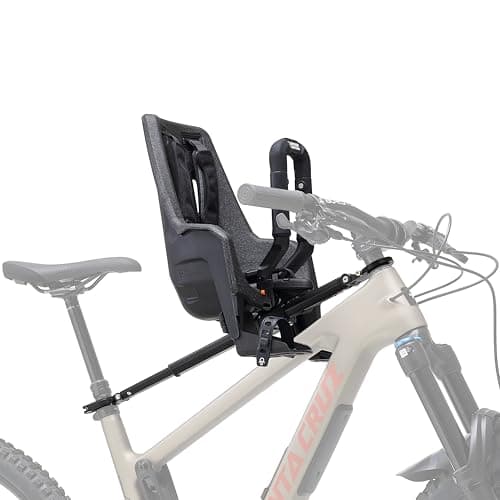 Image of Kids Ride Shotgun - Child Bike Seats & Handlebar Combos - Front Mounted, For children aged 2~5 years, Fits Most Adult Modern Mountain Bikes, Adjustable for Comfort (Pro Evo Seat Combo)