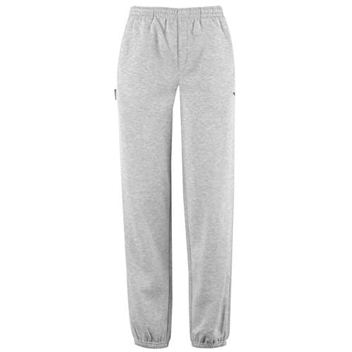 Image of Slazenger Junior Small Boys Grey Marl Fleece Jogging Track Pants Bottoms Trousers Kids 7-8 years