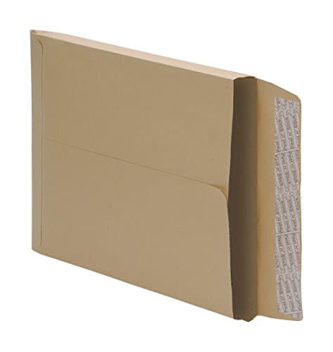 Image of 5 Star C4 Envelopes Peel and Seal (125 Pack) Strong Envelope Gusset 25mm 115gsm Manilla