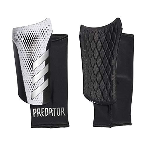 Image of Adidas Predator Sg Lge Mens Shinguards White/Silvermet/Black M