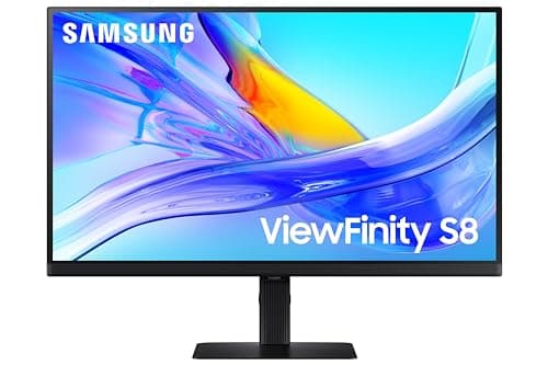 Image of Samsung LS27D800UAUXXU 27" Ultra HD IPS Monitor - 4K UHD, 3840x2160, 60Hz, HDR10, USB-C Charging, Height Adjust