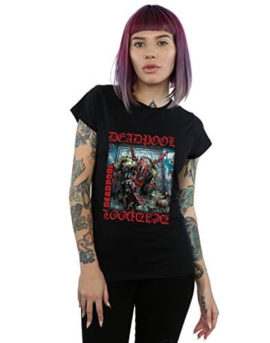 Image of Marvel Women's Deadpool Here Lies Deadpool T-Shirt XX-Large Black