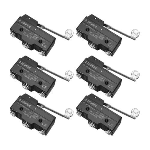 Image of sourcing map 6 Pcs Z-15GW2-B Momentary Micro Lever Limit Switch Snap Action 15A 250V Normally Open Close Lead Roller Lever Type