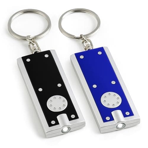 Image of SOL 2pk LED Small Torch Keyring Light Compact Mini Flashlight for Keys Bags Emergency Use Bright Illumination Lightweight Portable Everyday Carry Accessory Travel Home Safety