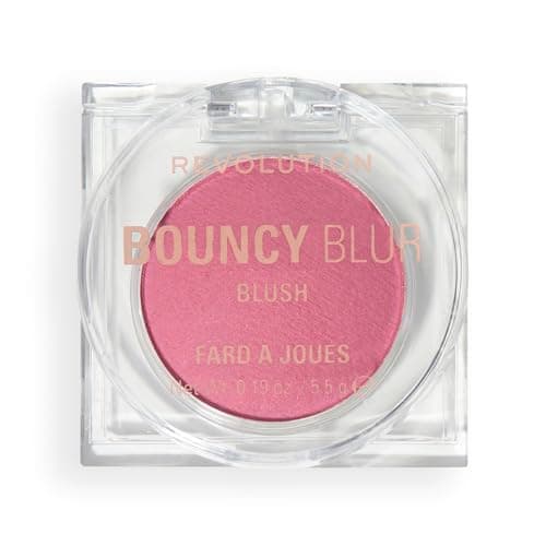 Image of Revolution Bouncy Blur Blush, Cheek & Lip Makeup, Buildable & Blurring Formula, Blurry Rose, Vegan & Cruelty-Free