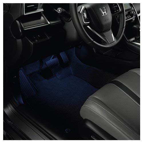 Image of 2017 Honda Civic Hatchback Sport Models Red Interior Illumination