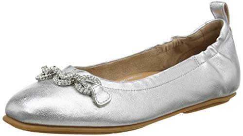 Image of Fitflop Women's Allegro Sparkle Ballerinas Silver
