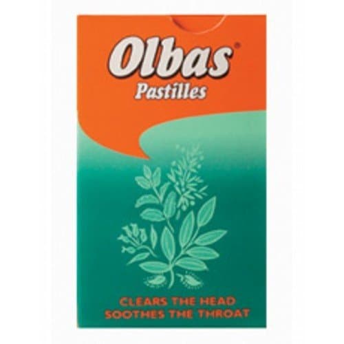 Image of Olbas Pastilles 45g – Pack of 2 – Soothing Menthol & Herbal Throat Lozenges for Congestion, Sore Throat & Cough Relief