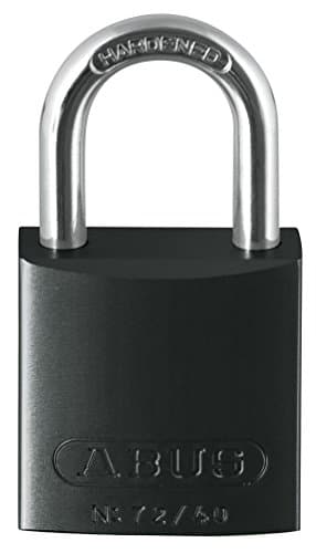 Image of ABUS Padlock 72/40 - Lightweight Titanium Material with high Corrosion Protection - Including 2 Keys - Security Level 6 - Black
