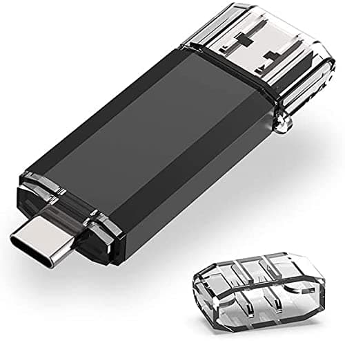 Image of RAOYI 64GB USB C Memory Stick USB 3.0 Stick USB Flash Drive High Speed USB C Drive Type C Dual OTG Pen Drive for TV, Car, Smartphones, PC, Laptop, Chromebook, MacBook Pro (Black)