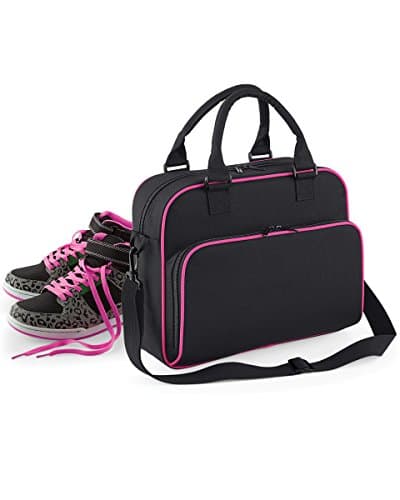 Image of Bagbase BG145 Compact Dance Bag - Black/Fuchia - O/S