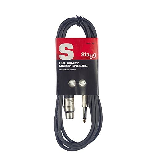 Image of Stagg SMC6 6 metre standard microphone cable