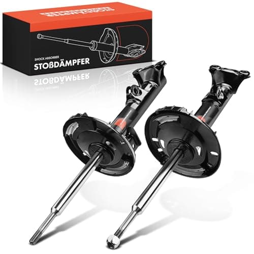 Image of Frankberg 2x Shock Absorber Strut Front Left Right 550mm Gas pressure Compatible with CLC-Class CL203 C-Class Coupe CL203 Replace# 2033205330, 2033204130