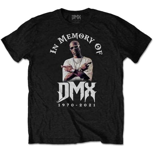 Image of DMX T Shirt in Memory Logo Official Mens Black M