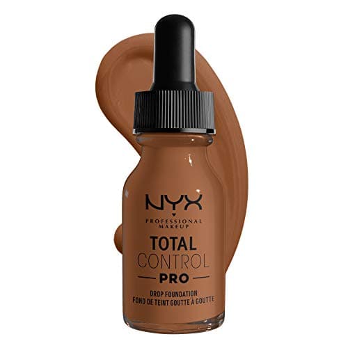 Image of NYX Professional Makeup Total Control Pro Drop Foundation, Precise Dosage, Customised and Buildable Coverage, Vegan Formula, True-to-Skin Finish, 13 ml, Shade: Cappuccino
