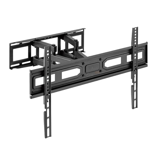 Image of EasyLife FlexMount E80 Dual TV Wall Mount 37-80 Inch - Double Swivel Arms, Tilting, VESA 600 x 400, up to 40 kg, Full Motion Bracket for TV - Flat on the Wall, Includes Cable Guide