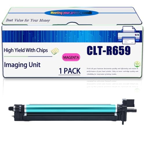 Image of Compatible for Samsung CLT-R659 Imaging Unit Work for CLX-8640ND CLX-8650ND Printers, High Yield 50000 Pages, with Chip (1 Pack Magenta)