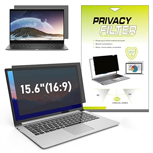 Image of Nsyee Laptop Privacy Screen 15.6 Inch for 16:9 Aspect Ratio, Privacy Filter Anti-Spy & Anti Glare Blue Light Blocking Protector Shield for Hp/Dell/Acer/Lenovo (W×H: 345mm*194mm)