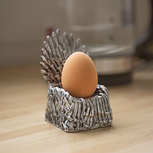 Image of Marco Paul Novelty Game of Thrones Egg Cup GOT Inspired Throne Egg Holder Iron Chair Replica Miniature Gift Set Present Kitchen Accessories Tableware Decor Home Decor Accessories