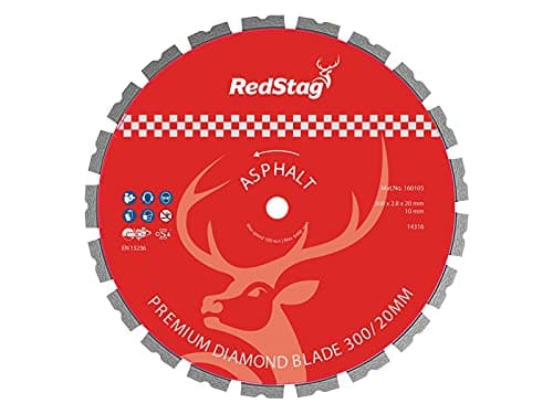 Image of Red Stag Premium Asphalt Diamond Blade (300mm Diameter, 20mm Bore)