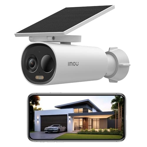 Image of Imou Cell 3C All-In-One, 2K/3MP, Outdoor Pan & Tilt Smart Wi-Fi Rechargeable Battery Security Camera with Solar Panel