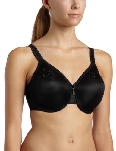 Image of Wacoal Women's Slimline Seamless Underwire Minimizer Bra, Black, 32 E