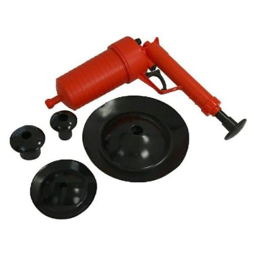 Image of Neilsen CT3307 Vacuum Suction Pump Drain Blaster Suction Gun | Power Drain Cleaner with 4 Adaptors | Integrated Pump Handle