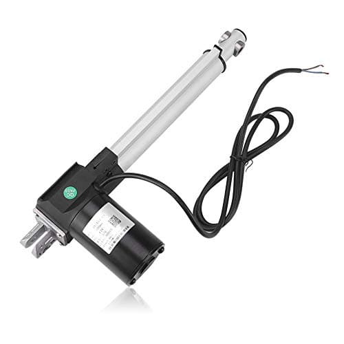 Image of Dpofirs DC 12V Linear Actuator for Auto Car Electric Door Opener Vehicles 5mm/s Linear Actuator 6000N Maximum Lift Stroke Electric Motor for Automotive Lift Tables Massage Beds Electric Beds(350MM)