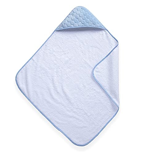 Image of Clair de Lune Marshmallow Baby Hooded Towel (70 x 70 cm) Blue