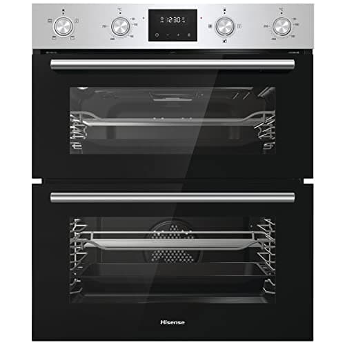 Image of Hisense BID79222CXUK Built Under Electric Double Oven - Stainless Steel - A/A Rated, Extra Large