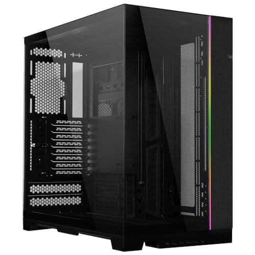 Image of Lian Li O11D EVO XL Black Full Tower Case - High Airflow, E-ATX Support, Triple Radiator Capability