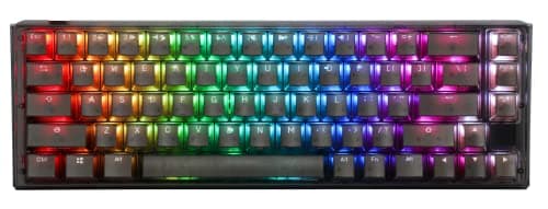 Image of Ducky One 3 Aura Black SF Gaming Tastatur, RGB LED - MX-Blue (US)