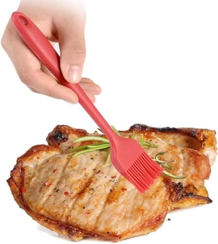 Image of Spatula Set， Kitchen Utensils 5 Pcs Cooking Set,Non-Stick Heat Resistant Silicone,Cookware with Soft Handle Sets(Red)