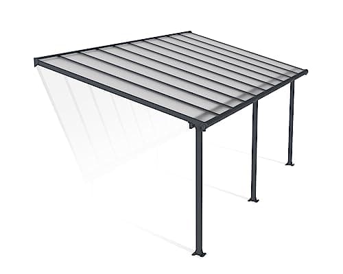 Image of Palram Canopia Veranda Pergola Olympia Patio Cover (3x6.1, Grey)