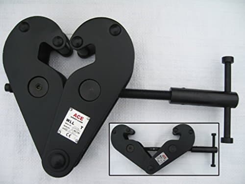 Image of Secure Fix Direct 3 Ton Beam Clamp - Adjustable Girder Block Tackle Lifting Clamp 3000Kg Three