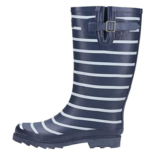 Image of Cotswold Sailor Wellington Boot Womens Navy
