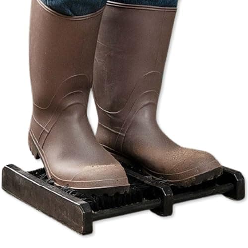 Image of Jobsite Boot Scraper - Outdoor Shoe Scrubber Cleaner Brush