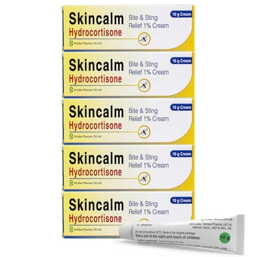 Image of 5 x Skincalm 10g Bite and Sting Relief 1% Cream