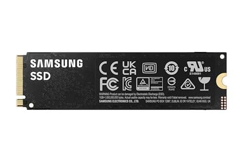 Image of Samsung 990 PRO NVMe M.2 SSD, 4 TB, PCIe 4.0, 7,450 MB/s read, 6,900 MB/s write, Internal SSD, For gaming and video editing, MZ-V9P4T0BW